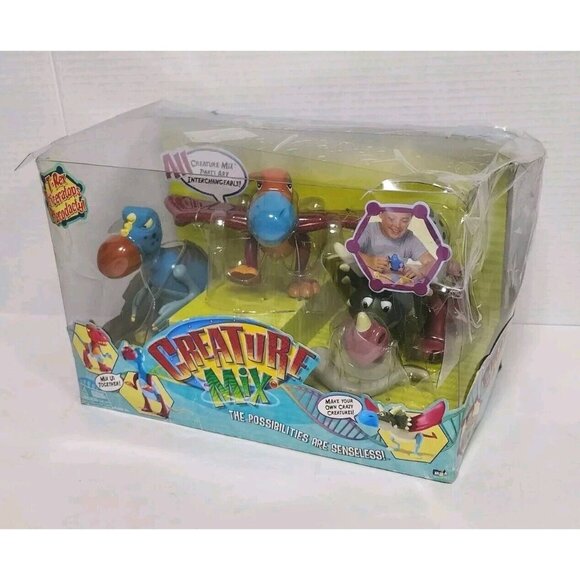 MGA Entertainment CREATURE MIX  T-Rex, Triceratops, Pterodactyl RARE NEW - Picture 15 of 15